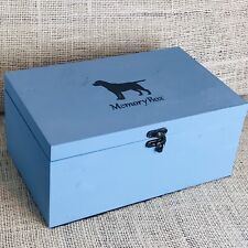 Labrador memory box. Blue!