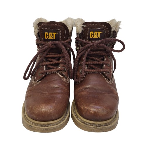 Cat brown fur lined - fur,
