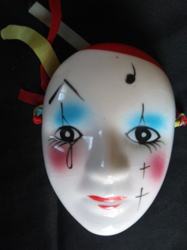 Vintage mardi gras - gras, porcelain