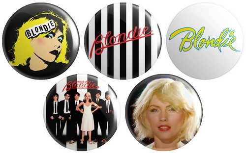 Blondie button pin badges - 5,