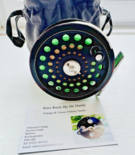 Hardy Ultralite Disc #7 Trout Fly Reel with Orvis Fly Line & Reel Bag