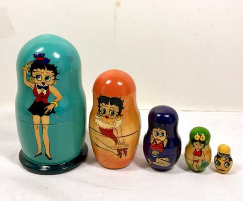 Betty boop 5pcs russian - boop,