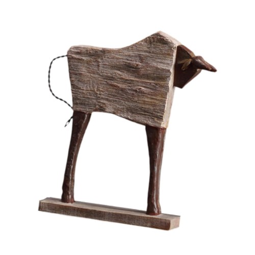 Modern bull figurine tabletop - modern,