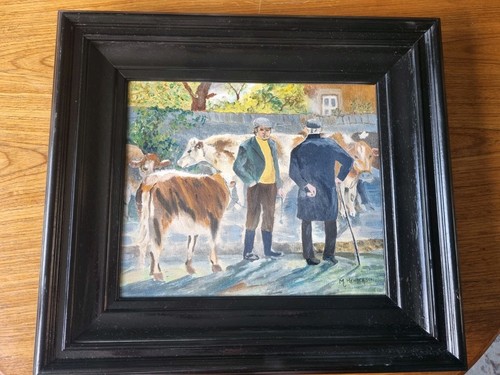 Original irish oil - oil, painting