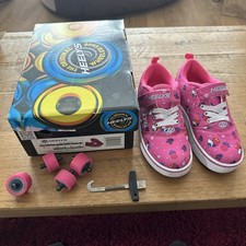 HEELYS  - Roller Skate Trainers - Size UK12 Jr - pink Rainbow Unicorn worn once