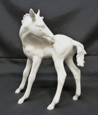 KAISER PORCELAIN Horse "PONY GROUP" FOAL/COLT White Bisque Approx 6" Tall #C3