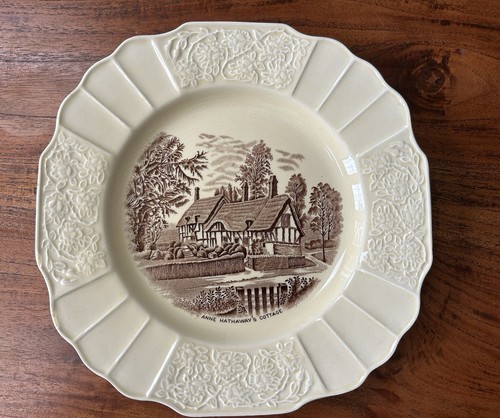 Vintage plate anne - vintage, of