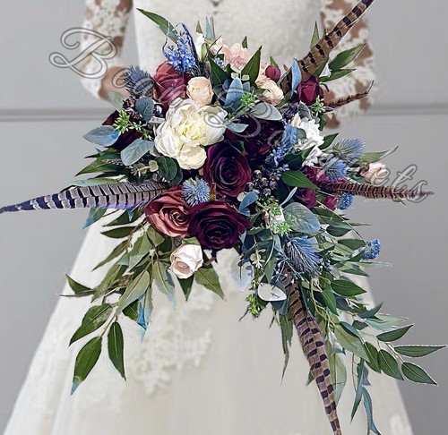 Scottish bridal bouquet with - scottish,