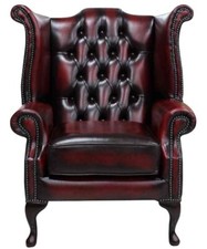 Wing Real Leather Armchair