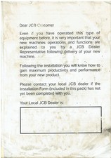 JCB 520-55/55FS 520S 526 526S 526-55 LOADALL INSTRUCTION & MAINTENANCE HANDBOOK