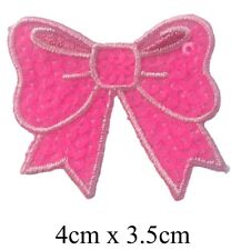 Habico Pink Sequin Bow Iron-On