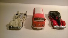 Matchbox Volkswagen Bus 1970,Hot Wheels 1995 Mattel Road Rocket,Rare fluorescent