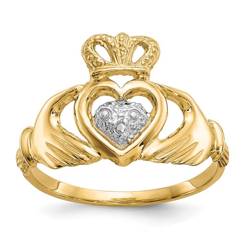 10k yellow gold - 10k, white