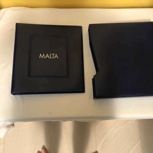 Malta stamp album with - malta,