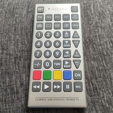 Innovage Jumbo Universal Remote Control TV VCR DVD Satellite Size 28x12.5x2cm 