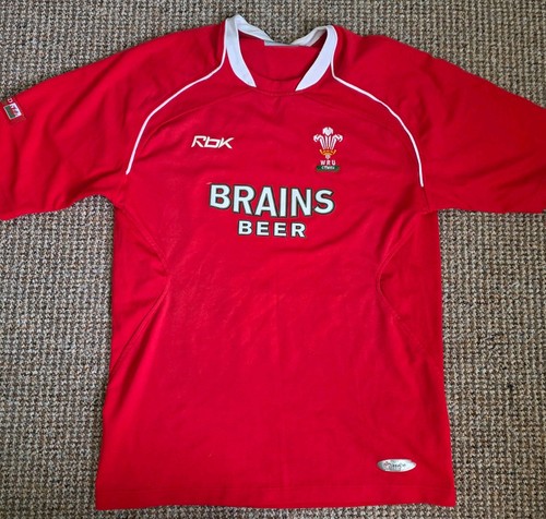 Wales wru rugby shirt - shirt, xl