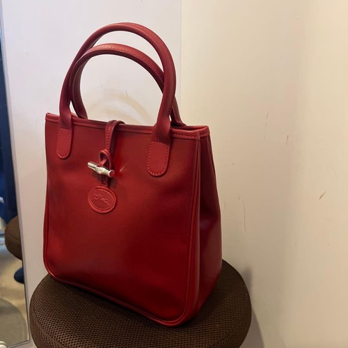 Longchamp roseau red - red, leather