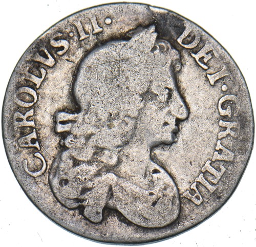 1682 threepence charles ii - 1682,