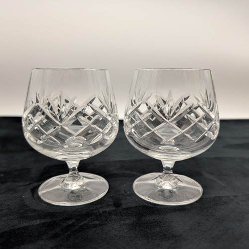Cut crystal brandy - brandy, glasses