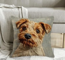 Super Soft Double sided Elspethrose Norfolk Terrier Cushion Cover 45cm x 45cm