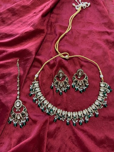 Bridal kundan necklace - bridal,