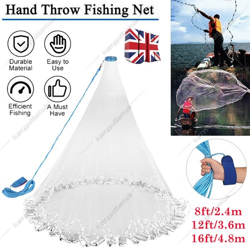 8ft radius fishing - 4/6/8ft, cast