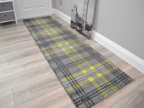 Tartan rugs green - tartan, check