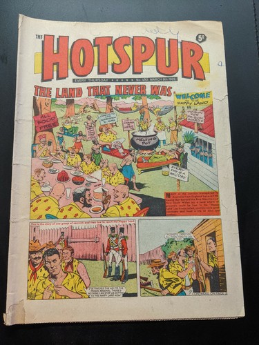 Hotspur comic 490 march - comic, 490,