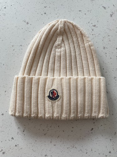 Moncler berretto tricot cream - moncler,