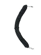 Narrowboat Rope Swag Fender Black 1 Metre x 100mm Diameter