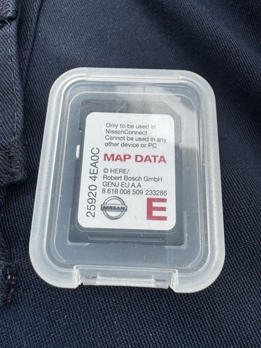 Nissan map data card - data,