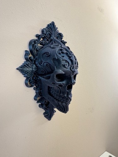 Gothic ornate skull wall - ornate,