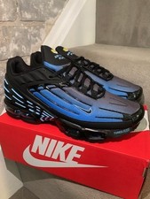 Mens UK10 Nike Air Max Plus TN3 Tuned Black Blue UK 10