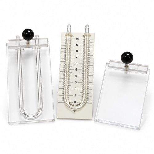 Glass tube manometers - glass, u-tube