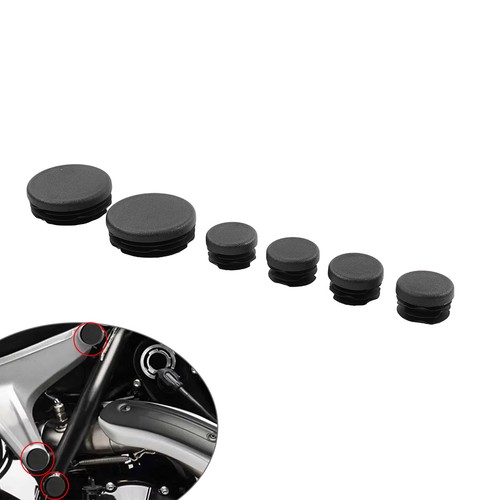 Motorcycle frame hole cover - frame,