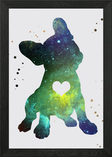 French Bulldog Puppy Framed