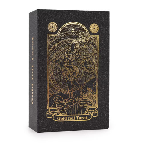 Gold foil tarot cards card - gold, 78