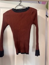 Next Skinny Ribbed Jumper Size