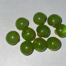10 Marbelized Green Bakelite