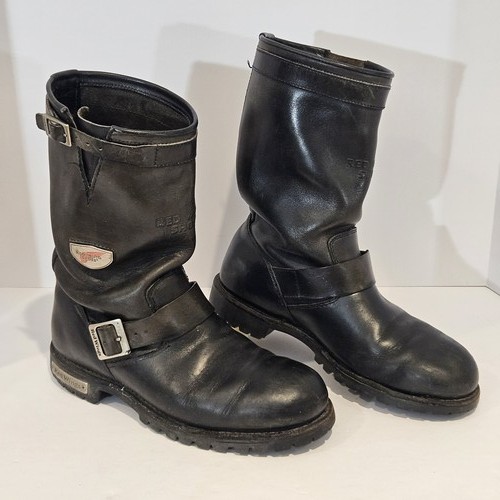 Red wing 970 black leather - black,