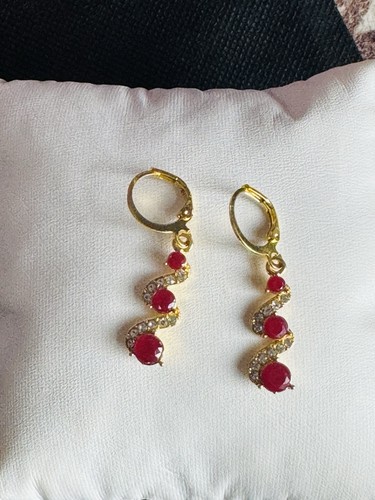 Beautiful gold plated earrings - beautiful,