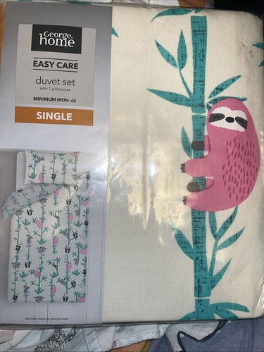 Sloth asda duvet - duvet, single