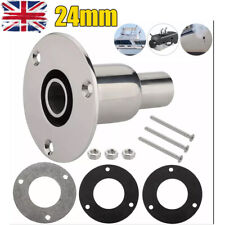 For Boat Car 24mm Thru Hull Exhaust Skin Fitting Tube Pipe Air-Diesel Heater NEW