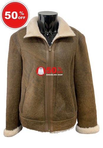 Mens shearling sheepskin - b3,