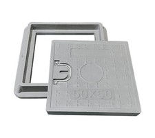 Manhole Cover and Frame Fiberglass-500x500mm Square Septic Tank Lid Access