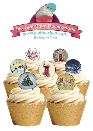 Cake toppers round edible - toppers,