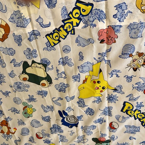 Pokémon curtains vtg 1990s - pokémon,