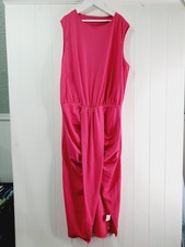 Emery Rose Ladies Pink Sleeveless Dress Size L UK 12 New Without Tags