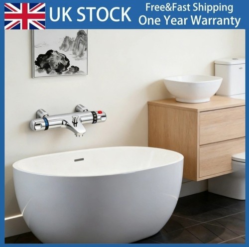 Chrome thermostatic bath - chrome,