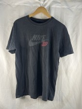 Nike SB T Shirt Men’s Size M Black Skateboarding Graphic Print Tee